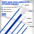 thumbnail image 3 of 500 Pack Foam Tip Cleaning Swab Kit Cleanroom Sponge Stick 5 Types Multi Foam Swabs Lint Free Foam Tip Swab, 3 of 7