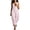Pink, variant on Eawtki Women's V Neck Sleeveless Maxi Dress Vertical Stripes Loose Fit Casual Summer Linen Blend Beach Cover Up Dress