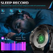 XAXRE Smartwatch for Men 1.43'' AMOLED Smart Watch with Built-in GPS 100+ Sports Modes Fitness Tracker with Sleep Monitor for iOS Android