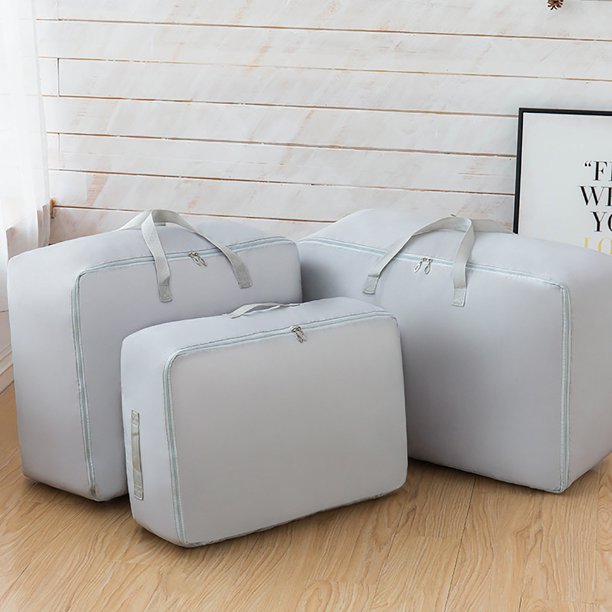 ¡No Te Lo Pierdas!, Organizador de almacenamiento de edredones Organizador grande Bolsas de embalaje de edredones Bolsas de equipaje para mudanzas de ropa Akmoler