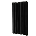 thumbnail image 1 of Revestimiento de ducha ligero, impermeable, de plástico, no tóxico, sin olor, para baño, con agujeros para ojales (negro), 1 of 5