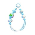 thumbnail image 4 of Llavero con cuentas, llavero, colgante, pulsera, llavero para bolsos, bolso, regalo para mujer Azul, 4 of 9