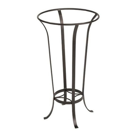 Achla Designs Tulip Plant Stand Without Insert, 28 Inch Tall, Roman Bronze Powder Coat Finish