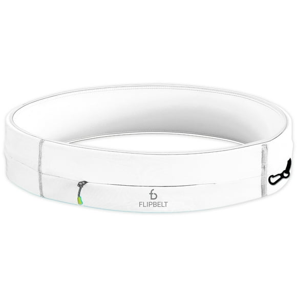 Cinturón de Running FlipBelt con Cierre Blanco Talla M