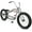 Gray, variant on WonderWheels 26" Stretch Cruiser Coaster Brake Triple Tree Fork, Handlebars Hi-rise, Alloy Polish Rims. 26x3.0 26H Black Tire - Black