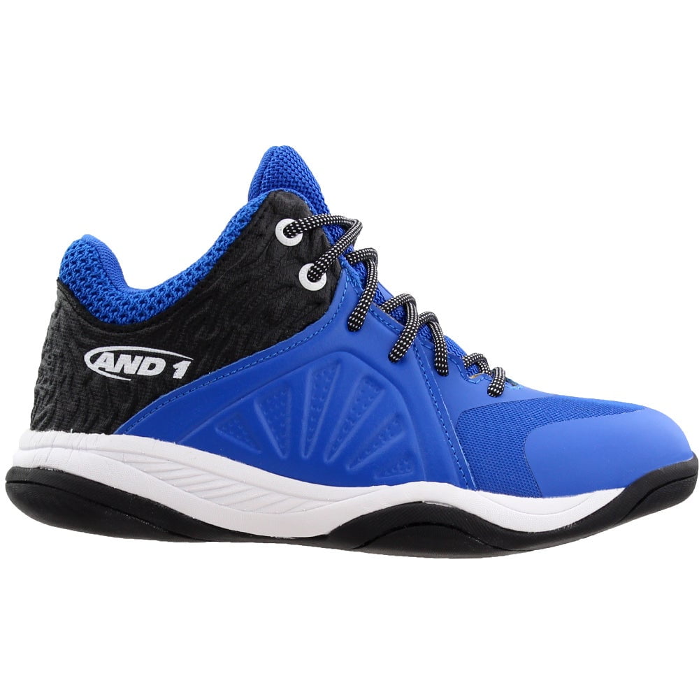 blue boys basketball shoes