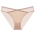 thumbnail image 2 of Bxsruta Women's Hip Lifting Low Rise French Sheer Mesh Lace Panties for Everyday Comfort, 2 of 8