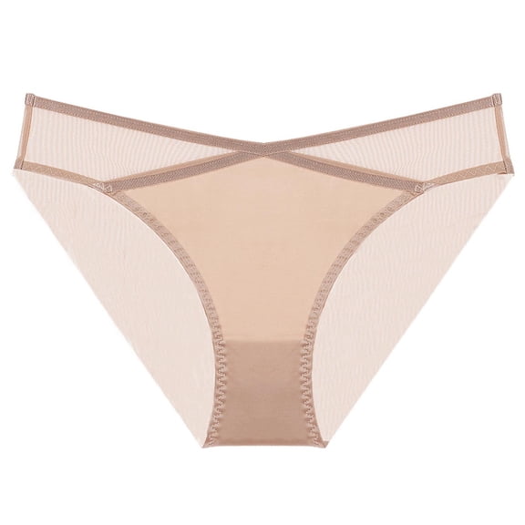 CHUMUD Womens Satin Underwear Briefs Low Waisted Panties Comfort Stretch Fit
