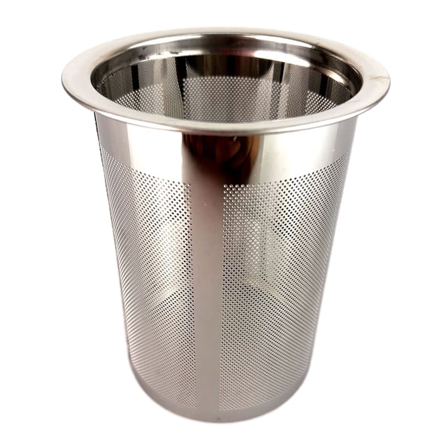 LEFU Stainless Steel Coffee Strainer Tea Infuser Filter Fine Mesh Reusable Cold Brew Maker for Gourmet Organic Coffee Low Acid Smooth Flavor Easy Clean 6.5x6.5x8cm