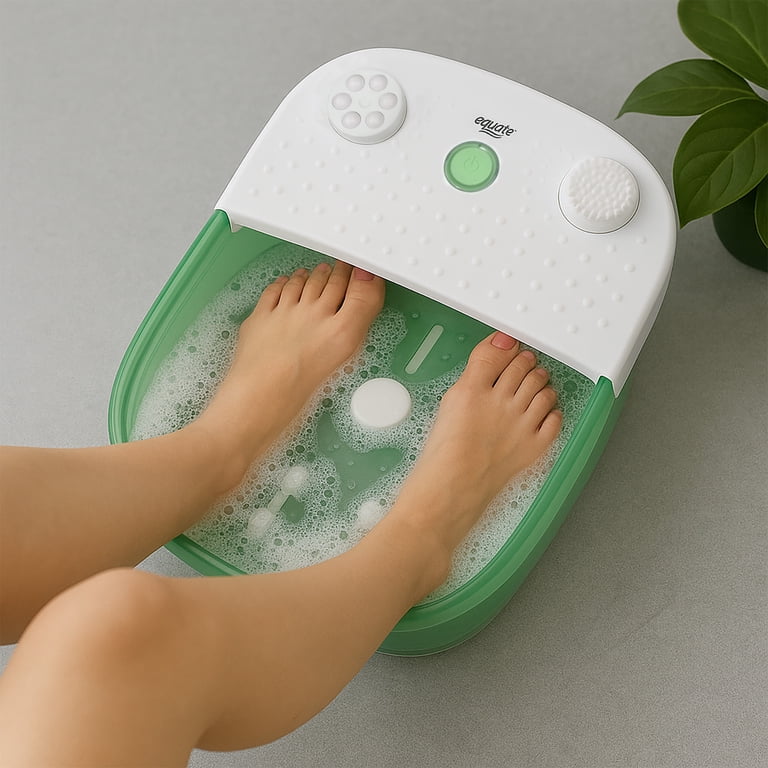 Equate Toe Touch Bubble Massage Foot Bath with Attachments photo 2