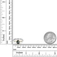 thumbnail image 6 of Gem Stone King 10K Two Tone Gold Green Mystic Topaz and Lab Grown Diamond Engagement Ring for Women | 1.88 Cttw | Oval 8X6MM | Gemstone November Birthstone | Size 6, 6 of 6