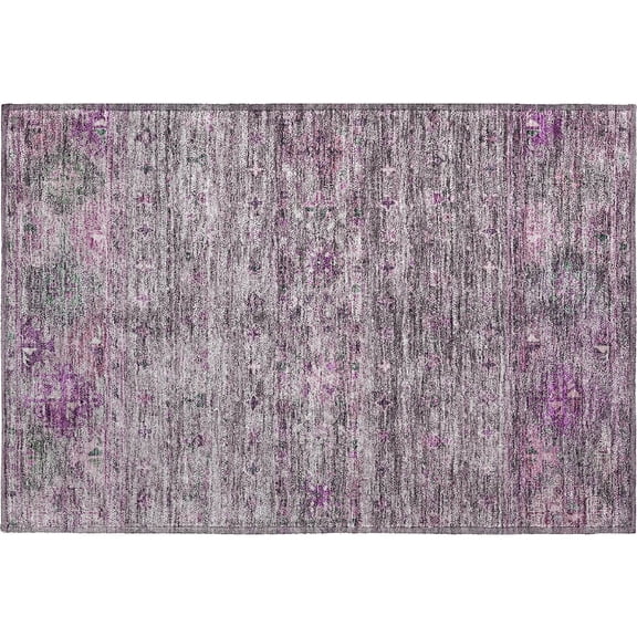 Dalyn Rugs Premium Machine Washable Mayfield AMF1220 Purple 1'8" x 2'6" Rug