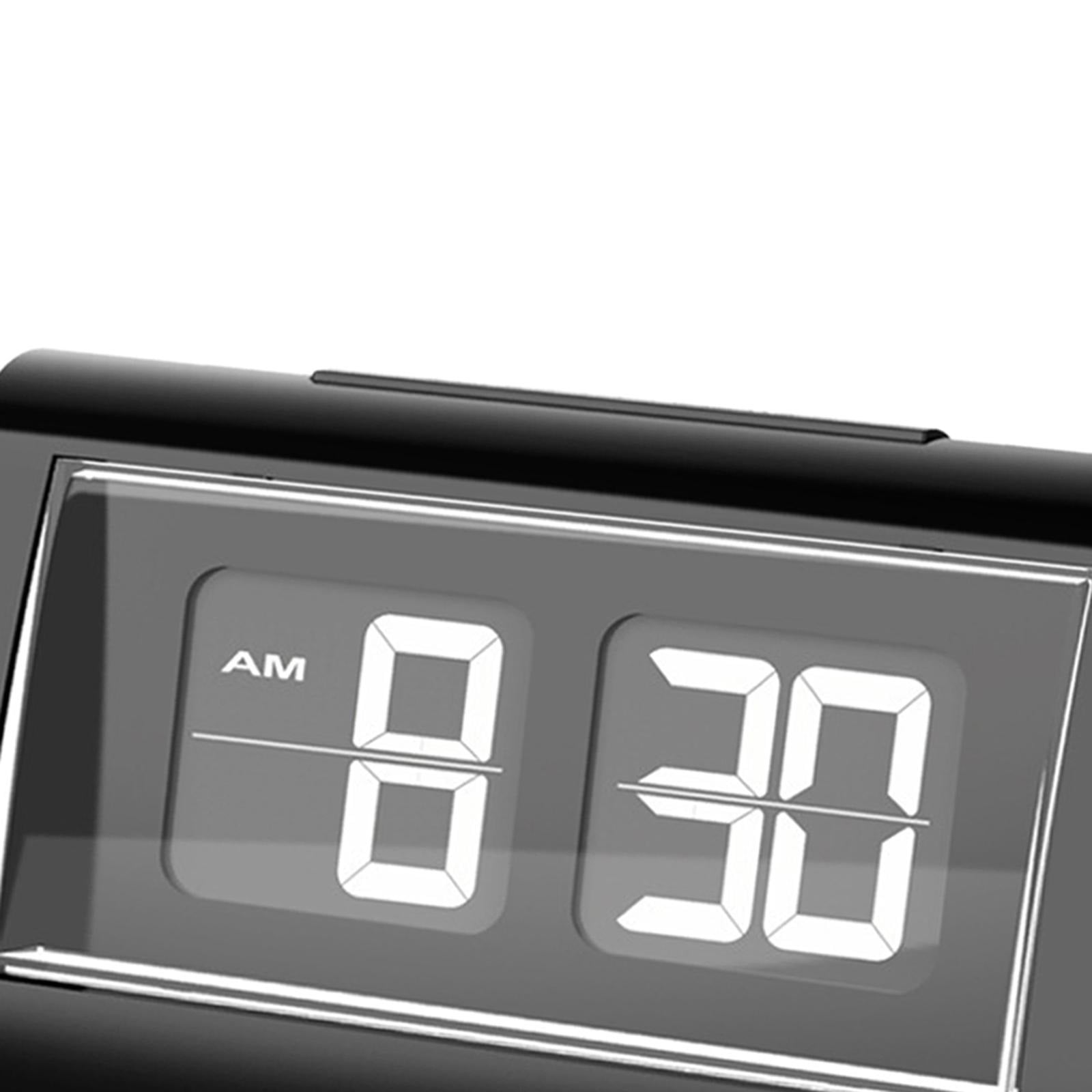 For Snooze Alarm Bedroom Clock Home Desk Auto Electric Clock Clock Flip Table Digital Clock Decor Large Desk Clock Display
