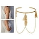 thumbnail image 5 of Brazalete de hoja romana Hugo con cadena para brazalete simple dorado, 5 of 8