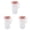 Pink 3PCS, variant on Large Capacity Beverage Storage Container Heat Cold Water Jug Plastic Juice Pitcher Teapot Kettle With Lid