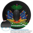 thumbnail image 3 of Haiti Coat Of Arms Round MousePad Washable Non-Slip Rubber Base Small Mouse Mat, 7.9×7.9 inches, 3 of 6