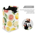 thumbnail image 3 of Yayeee Freestanding Laundry Hamper with Handle Collapsible Large Storage Basket for Clothes, Candy Lemon, 3 of 7