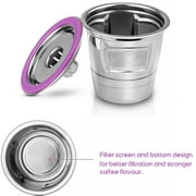 Refillable Coffee Pod Capsule Reusable Capsule Filter Mesh Strainer Refillable Capsule Pod Stainless Steel Reusable Coffee Filter