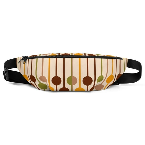 Retro Fanny Pack - Unisex Waist Bag for Travel (S/M)