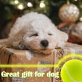 thumbnail image 6 of Herding Ball for Dogs, 9.5" Oversize Dog Tennis Ball, Large Pet Toys Funny Outdoor Sports Ball Gift for Small Medium Large Dog, Yellow, 6 of 7