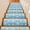 Blue, variant on Coastal Beige Starfish Stair Treads Non Slip for Steps Nautical Ocean Summer Minimalist Sea 4 Pcs Reusable Adhesive Stair Runner Mats for Dogs Elders Carpet Treads Rugs for Staircase 8x30 In