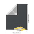 thumbnail image 3 of Portable Blackout Blind Blackout Curtain with Hook And Loop Tapes Privacy Blackout Window Shade for, 3 of 5