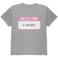 thumbnail image 1 of Halloween Hello I'm a Potato Youth T Shirt, 1 of 1