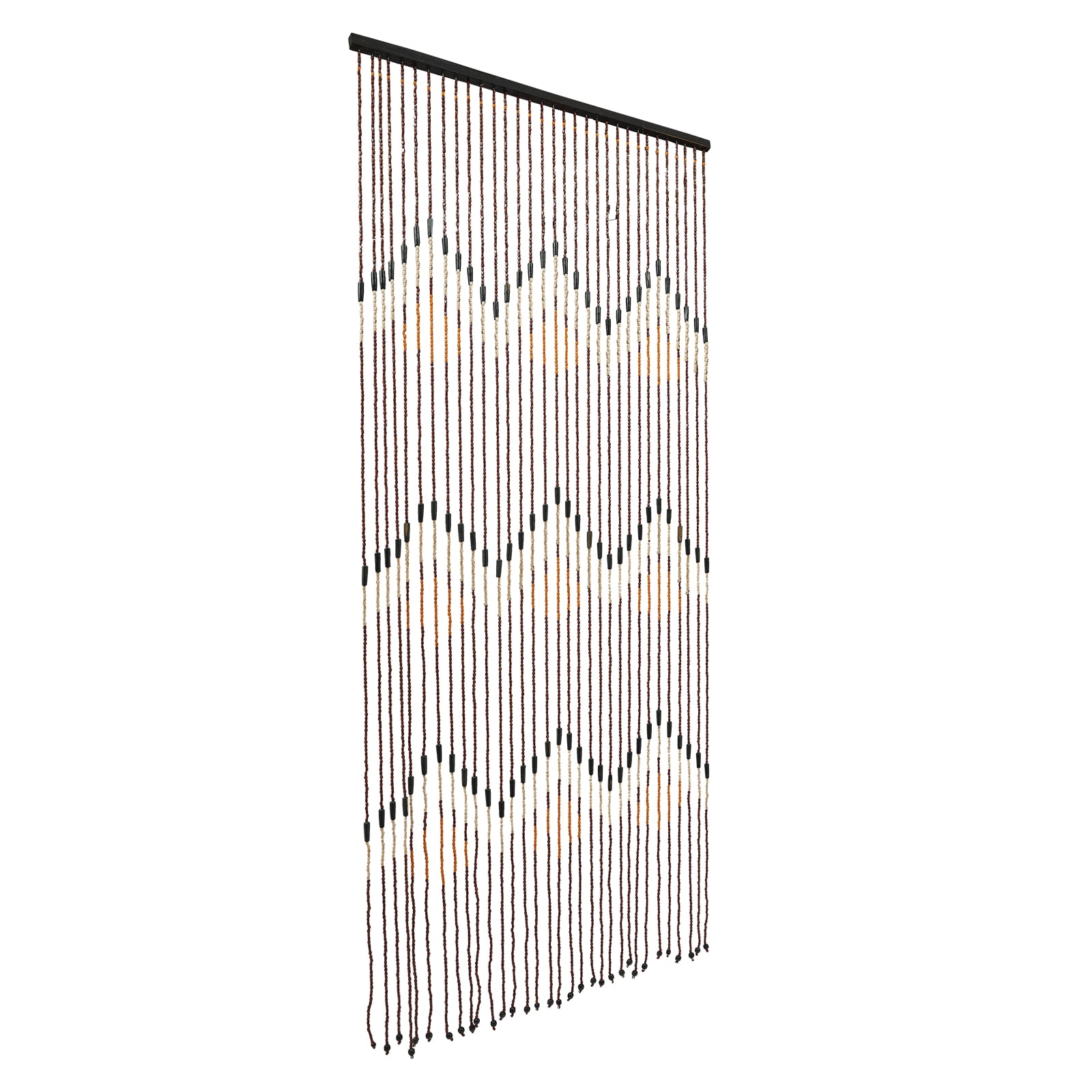 Door Beaded Curtain, Colorful Bamboo Wood Beaded Curtain, Handmade Doorway Bead String Curtain