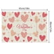 thumbnail image 3 of Mantel individual de lino con estampado de San Valentín, para mesa de restaurante, aislante, estilo occidental, para cenas a la luz de las velas, 45,7 x 30,5 cm, 3 of 6