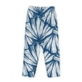thumbnail image 5 of Sigee Blue Shells Print Women's Soft Pajama Pants - Breathable and Comfortable Lounge Sleep Bottoms with Elastic Waistband and Pockets-Large, 5 of 9