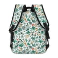 thumbnail image 4 of Easygdp Floral In Teal Mochila Ergonómica Versátil para Laptop - Múltiples Bolsillos, Correas Ajustables, Unisex para Escuela, Viajes y Actividades al Aire Libre-One Size, 4 of 5