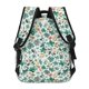 thumbnail image 4 of Easygdp Floral In Teal Mochila Ergonómica Versátil para Laptop - Múltiples Bolsillos, Correas Ajustables, Unisex para Escuela, Viajes y Actividades al Aire Libre-One Size, 4 of 5