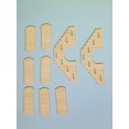 thumbnail image 3 of Hamster Wooden House With Bear Design, Solid Wood Villa, Hideout Toy For Lutino Chicken Hedgehog With Landscape Decoration, 3 of 5