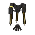thumbnail image 1 of Suspenders Belt Multi-Pockets Y Type Tool Hanging Work Belt Braces Adjustable Suspension Rig for Carpenter Electrician Work ,Adjustable, 1 of 5