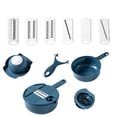thumbnail image 2 of Bearachild Juego de herramientas para cortar frutas y verduras, rallador de 12 Uds., rebanador colgante de acero inoxidable, Kit triturador doméstico para Cocina y Comedor No.04 Bearachild HA002257-04B, 2 of 6