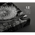 thumbnail image 4 of PixonSign Canvas Print Wall Art Daisies and Carnations Botanical Wilderness Photography Realism Contemporary Portrait Relax/Calm Dark Black and White for Living Room, Bedroom, Office - 16"x24"x2, 4 of 5