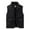 Black, variant on Wancir Mens Sherpa Lined Puffer Vest Corduroy Winter Vests Warm Sleeveless Quilted Fleece Vest Jacket Outerwear