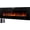 Black, variant on SereneLife 50" Electric Fireplace Heater with LED Flame, Smart Wi-Fi, Remote & Thermostat, 13 Color Modes, Wall or Recessed Mount (White)