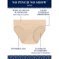 thumbnail image 5 of Vanity Fair Lingerie Women's No Pinch No Show Seamless Bikini Underwear, 3-Pack, 5 of 6