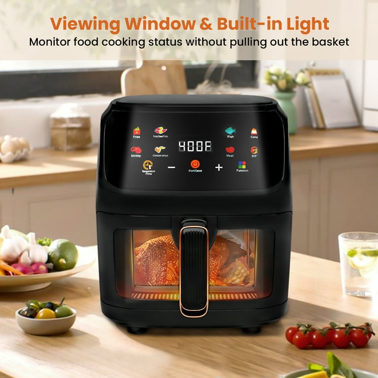 8L Smart Electric Air Fryer Large Capacity Automatic Household