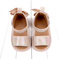 thumbnail image 4 of Aojekbee Baby Girl Summer Sandals Breathable Soft Non-Slip Sole Open Toe Shoes with 3D Bow Newborn Infant Shoes, 4 of 9