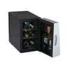 Avanti EWC8TV - Wine cooler - width: 10.2 in - depth: 23 in - height: 16.3 in - platinum/black