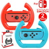 2Pack Nintendo Switch Joy-Con Racing Steering Wheel Controller Handle Grips