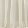thumbnail image 4 of Elrene Home Fashions Bella Tab-Top Ruffle Sheer Window Curtain, Ivory, 52" x 95", 4 of 6