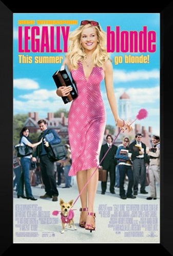 Legally Blonde FRAMED 27x40 Movie Poster - Walmart.com