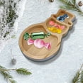 thumbnail image 5 of Tahtuvzn School Christmas Decorations Indoor Comment on The Image Download Wood Serving Tray Snowman Shaped Wooden Platter Food Charcuterie Board, 5 of 5