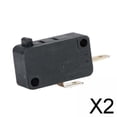 thumbnail image 1 of Juego de 4 Interruptores Miniatura, Sencillo Montaje, Interruptor de Límite de Presión, Ideal para Electrodomésticos , Negro, 2 piezas, 1 of 10