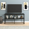 thumbnail image 2 of Brasier Rectangular TV Stand for TV's up to 65" in Black Grain, 2 of 8