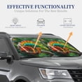 thumbnail image 4 of Balery 2 Piece Chameleon Car Windshield Sun Shade|Foldable Front Windshield Shade for Car Front Window for Most Sedans SUV Truck-Small, 4 of 7