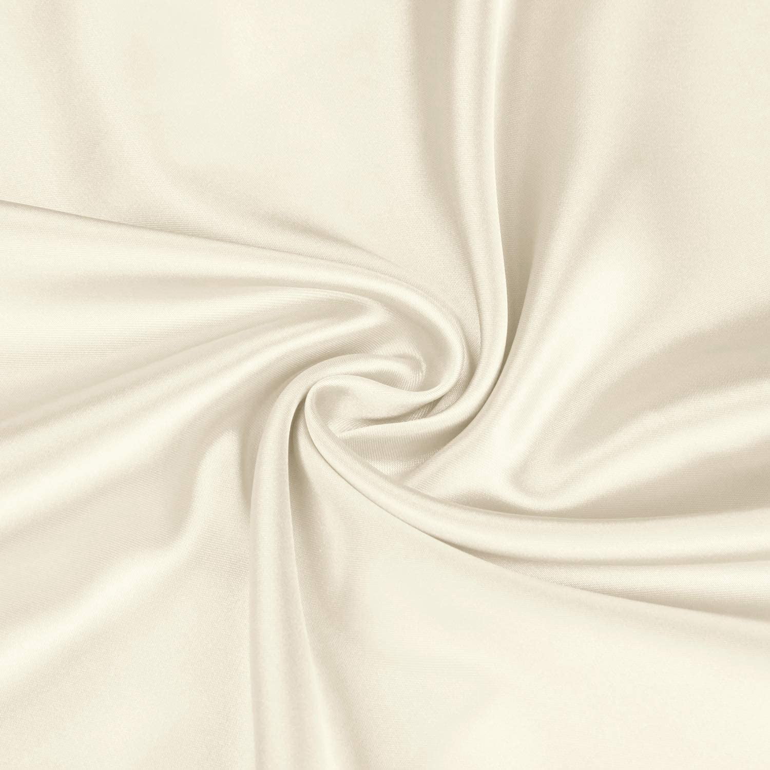 Satin Body Pillow Cover, Super Soft and Cooling Body Pillow Pillowcase for Hair and Skin, Breathable Silky Full Long Pillowcase Cover(20"x54", Beige)